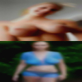 Woman looking loving couple